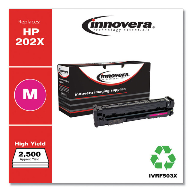 INNOVERA F503X Remanufactured Magenta High-Yield Toner, Replacement for 202X (CF503X), 2,500 Page-Yield
