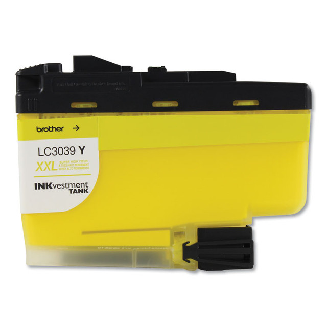 BROTHER INTL. CORP. LC3039Y LC3039Y INKvestment Ultra High-Yield Ink, 5,000 Page-Yield, Yellow