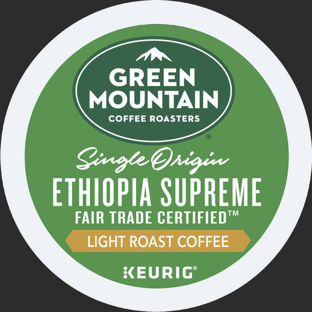 KEURIG DR PEPPER Green Mountain Coffee® 8488 Ethiopian Supreme K-Cups, 24/Box