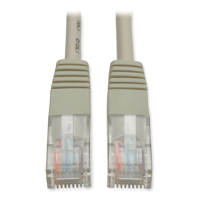 EATON CORPORATION Tripp Lite by N002-050-GY CAT5e 350 MHz Molded Patch Cable, 50 ft, Gray