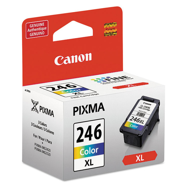 INNOVERA Canon® 8280B001 8280B001 (CL-246XL) ChromaLife100+ High-Yield Ink, 300 Page-Yield, Tri-Color