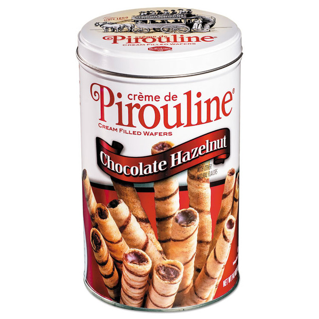 DE BEUKELAER COPORATION 05051 Chocolate Hazelnut Pirouline Rolled Wafers, 14 oz