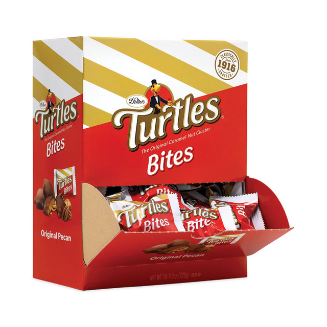 DEMET'S CANDY COMPANY 20905618 Turtles Original Bite Size Candy, 0.42 oz, 60/Carton