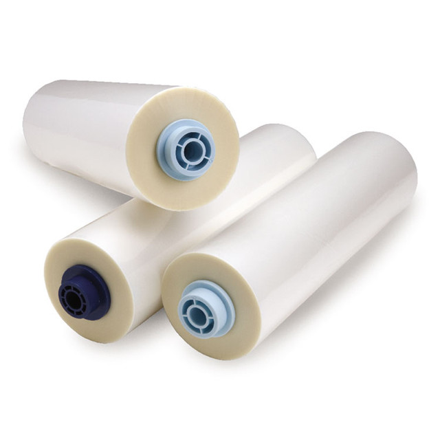 WILSON JONES CO. GBC® 3748203EZ Pinnacle 27 EZLoad Roll Film, 1.7 mil, 25" x 500 ft, Gloss Clear, 2/Box