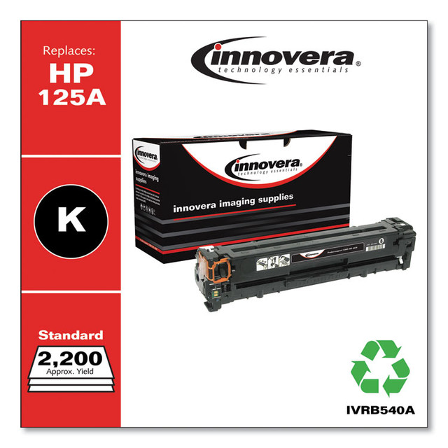 INNOVERA B540A Remanufactured Black Toner, Replacement for 125A (CB540A), 2,200 Page-Yield