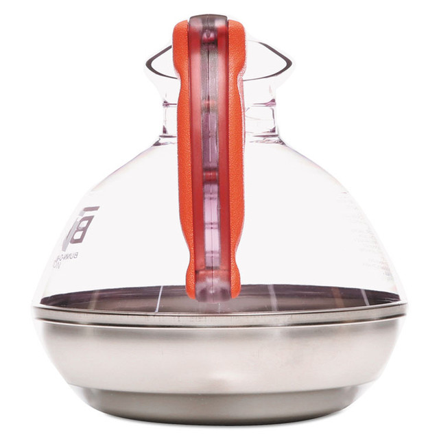 BUNN-O-MATIC 6101 Easy Pour Decanter, 64 oz, Orange Handle
