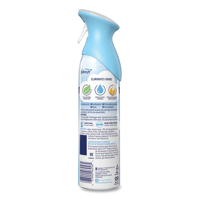 PROCTER & GAMBLE Febreze® 96256EA AIR, Linen and Sky, 8.8 oz Aerosol Spray