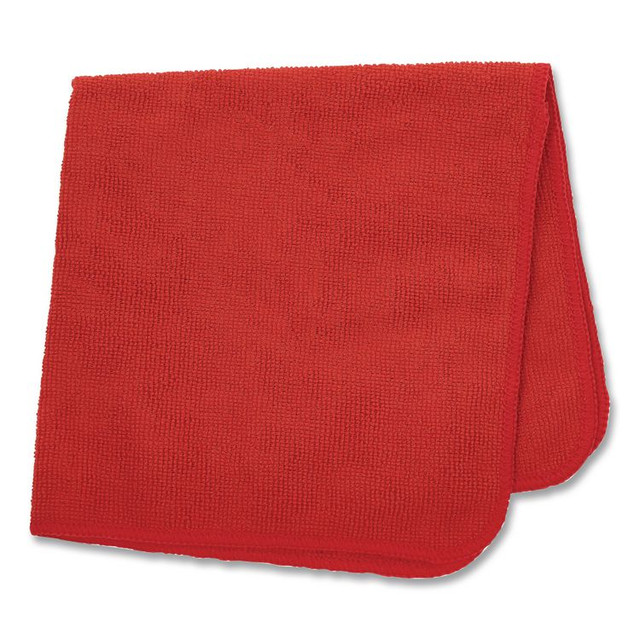 RUBBERMAID COMMERCIAL PROD. 1820581 Microfiber Cleaning Cloths, 16 x 16, Pink, 24/Pack