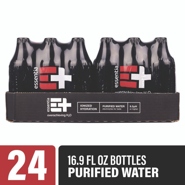 NESTLE WATERS, N.A. Essentia® 22002376 Water, 16.9 oz Bottle, 24/Pack
