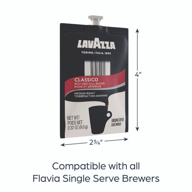 LAVAZZA MDR00277 FLAVIA Coffee Freshpacks, Classico, 85/Carton