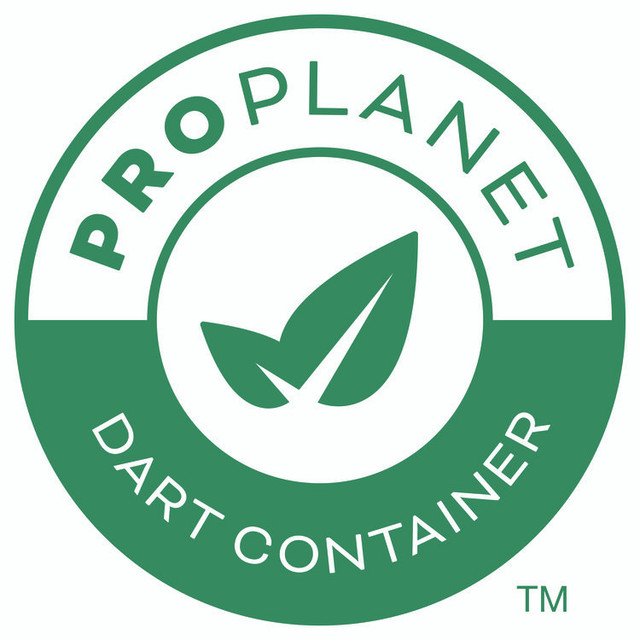 DART SOLO® OFMP6PLANET Compostable Paper Dinnerware, ProPlanet Seal, Plate, 6" dia, White, 500/Carton