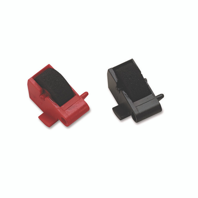 DATA PRD Dataproducts® R1477-2 R14772 Compatible Ink Rollers, Black/Red, 2/Pack