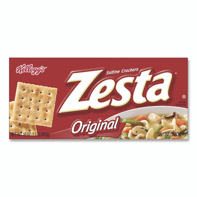 KELLOGG'S 339865 Zesta Original Saltine Crackers, Original Flavor, 16 oz Box