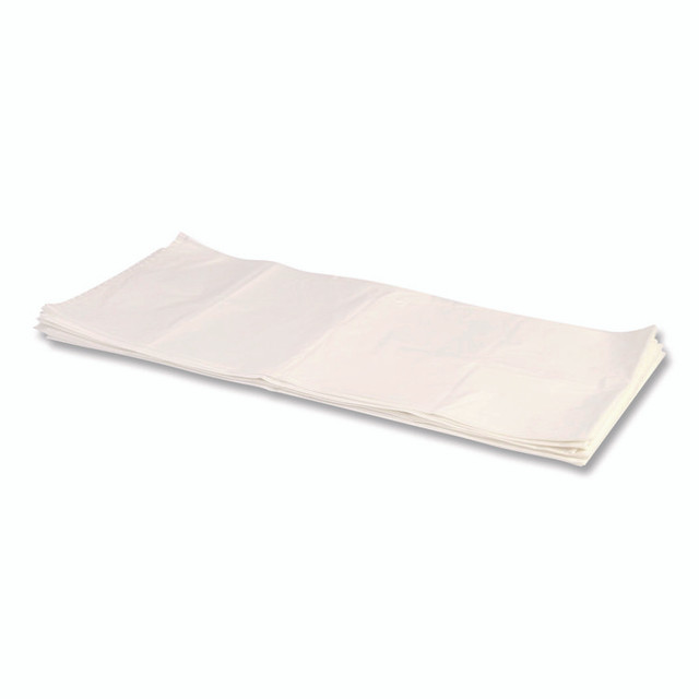 HERITAGE 2597636 High-Density Waste Can Liners, 10 gal, 6 mic, 24" x 27", Natural, Roll, 50 Bags/Roll, 20 Rolls/Carton