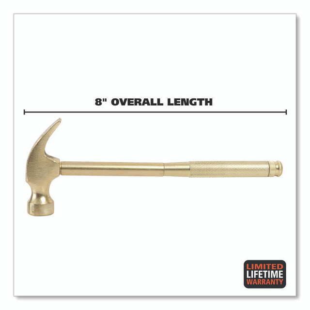 GREAT NECK SAW MFG. 19006 5-in-1 Carpenter's Hammer with Nesting Handle Containing Four Screwdrivers, 6.5" Long Gold Handle