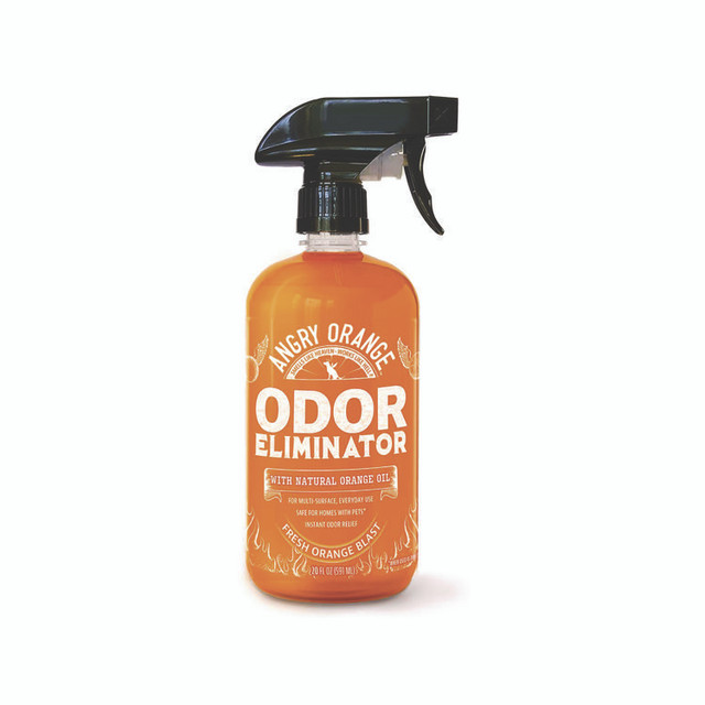 THRASIO Angry Orange AOR20OZ Pet Odor Eliminator Spray, Fresh Orange Blast Scent, 20 oz Spray Bottle