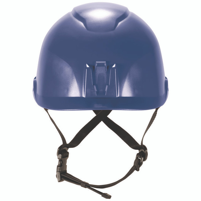 TENACIOUS HOLDINGS, INC. ergodyne® 60266 Skullerz 8976 Class E Safety Helmet, 6-Point Ratchet Suspension, Blue