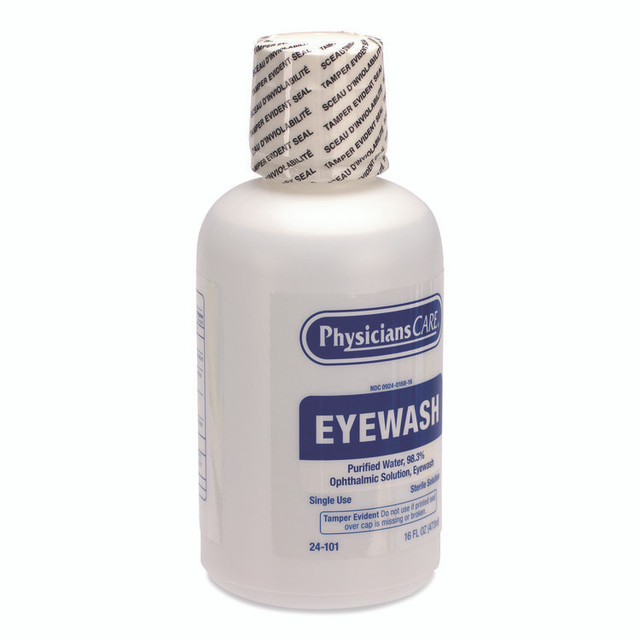 FIRST AID ONLY, INC. PhysiciansCare® by 24101001EA Eye Wash, 16 oz Bottle