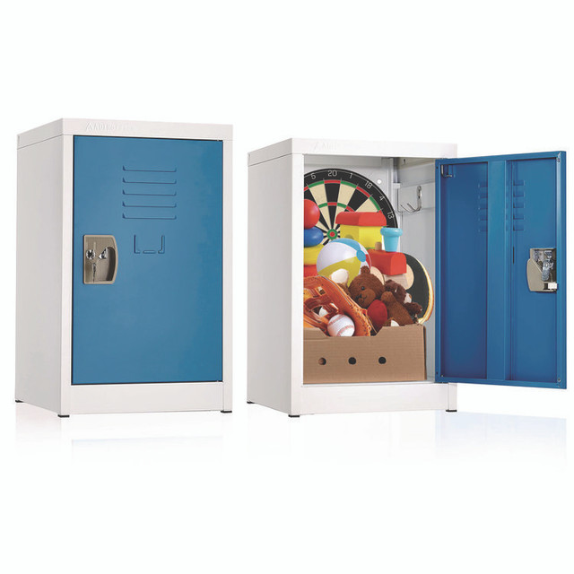 ADIROFFICE I62902BLU Steel Storage Locker, 1 Compartment, 15 x 15 x 24, Blue