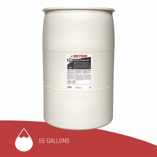 BETCO CORPORATION 1935500 Factory Formula HP Cleaner Degreaser, 55 gal Drum