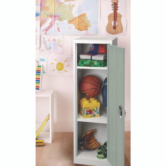 ADIROFFICE I62901MGRN Steel Storage Locker, 1 Compartment, 15 x 15 x 48, Misty Green