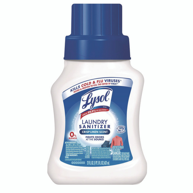 RECKITT BENCKISER LYSOL® Brand 56374CT Laundry Sanitizer, Crisp Linen Scent, 21 oz Bottle, 6/Carton