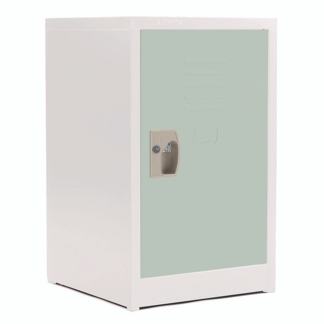 ADIROFFICE I62902MGRN Steel Storage Locker, 1 Compartment, 15 x 15 x 24, Misty Green