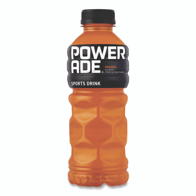 COCA-COLA POWERADE® 049000032789 Sports Drink, Orange, 20 oz Bottle, 24/Pack