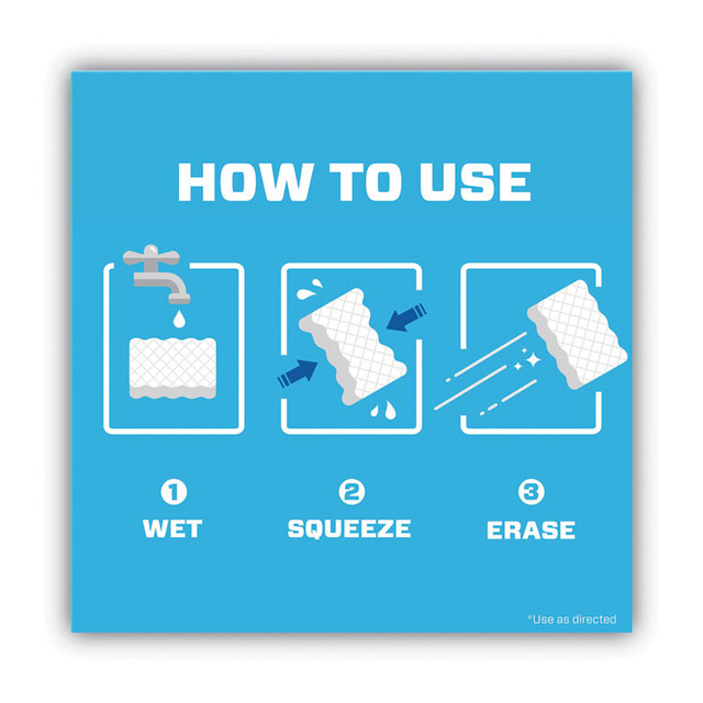 PROCTER & GAMBLE Mr. Clean® 69522 Magic Eraser Extra Durable. 4.6 x 2.4, 0.7" Thick, White, 7/Pack