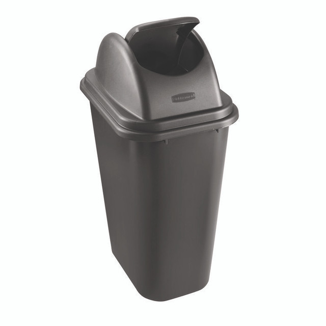 RUBBERMAID COMMERCIAL PROD. 306700BK Rectangular Free-Swinging Plastic Lid, Black