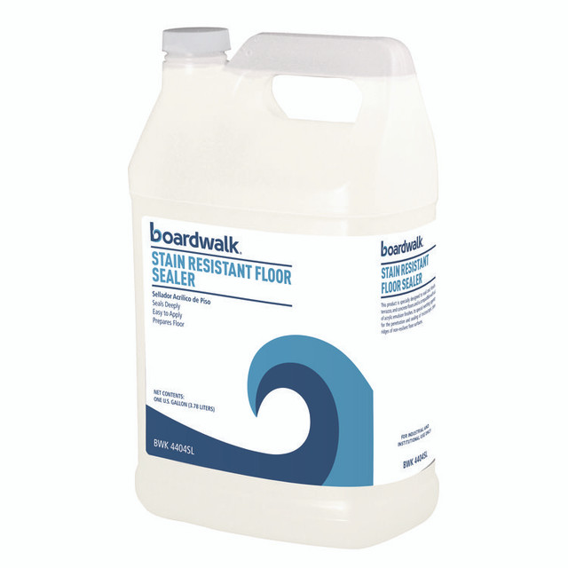 BOARDWALK 4404SL Stain Resistant Floor Sealer, 1 gal Bottle, 4/Carton