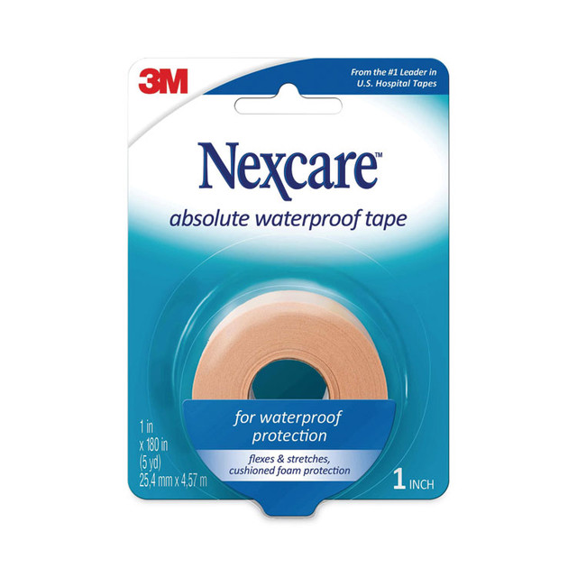 3M/COMMERCIAL TAPE DIV. Nexcare™ 731 Absolute Waterproof First Aid Tape, Foam, 1 x 180
