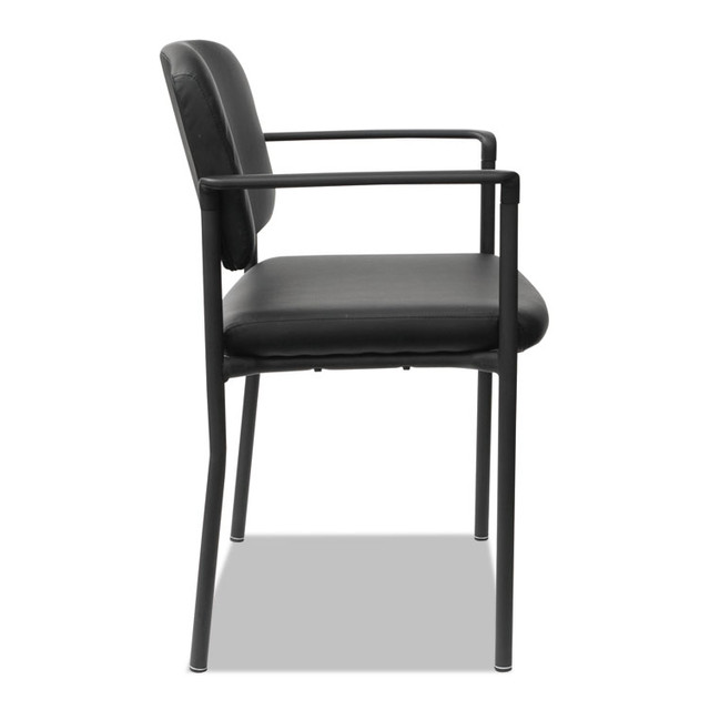 ALERA UT6816 Alera Sorrento Series Ultra-Cushioned Stacking Guest Chair, 25.59" x 24.01" x 33.85", Black, 2/Carton