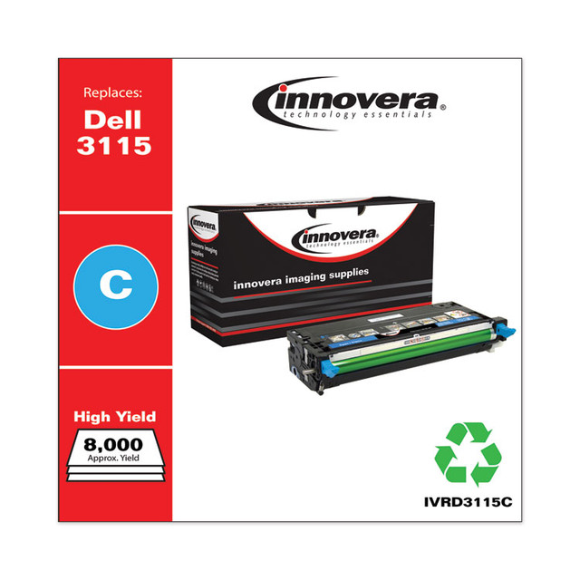 INNOVERA D3115C Remanufactured Cyan High-Yield Toner, Replacement for 310-8379, 8,000 Page-Yield