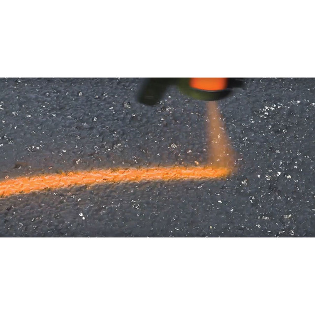 RUST-OLEUM CORPORATION 203027V Industrial Choice M1600 System Solvent-Based Precision Line Marking Paint, Flat Fluorescent Orange, 17 oz Aerosol Can, 12/CT