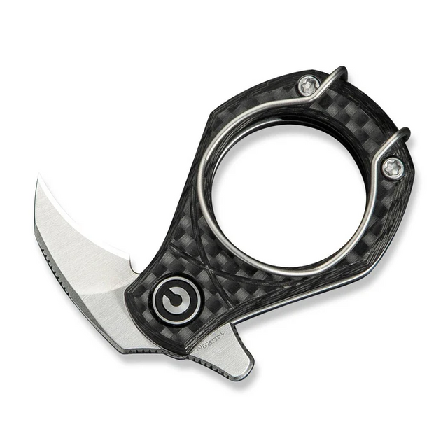 CIVIVI Knives C23038-3 CIVIVI Pyrus Slip Joint Utility Knife Carbon Fiber Handle (0.65"" 14C28N Blade)