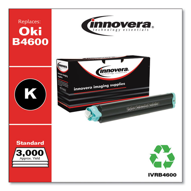 INNOVERA B4600 Remanufactured Black Toner, Replacement for 43502301, 3,000 Page-Yield