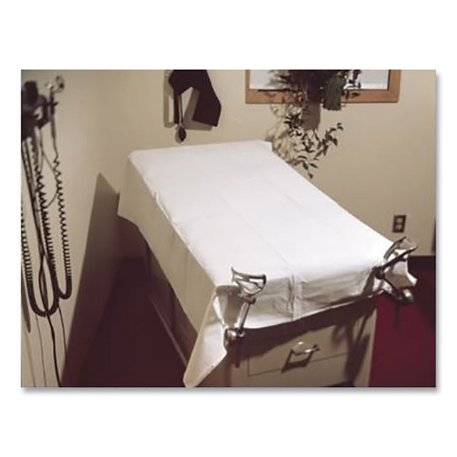 TIDI PRODUCTS 918302 Disposable Tissue Drape Sheets, 40 x 48, White, 100/Carton