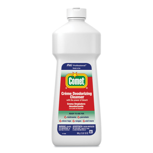 PROCTER & GAMBLE Comet® 73163 Creme Deodorizing Cleanser, 32 oz Bottle, 10/Carton