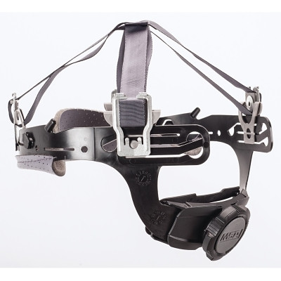 MSA Fas-Trac® III Replacement Suspension, 4-Point Ratchet,Plastic/Nylon, Gray