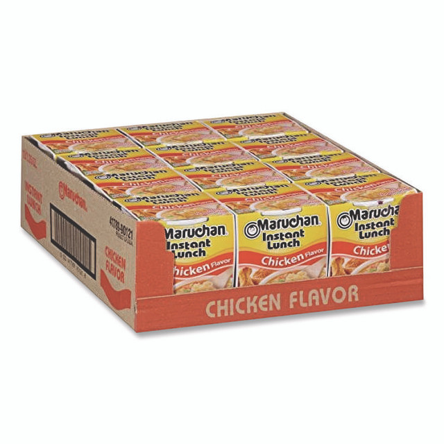 TOYO SUISAN Maruchan® 00121 Instant Lunch, Chicken, 2.25 oz Cups, 12/Carton
