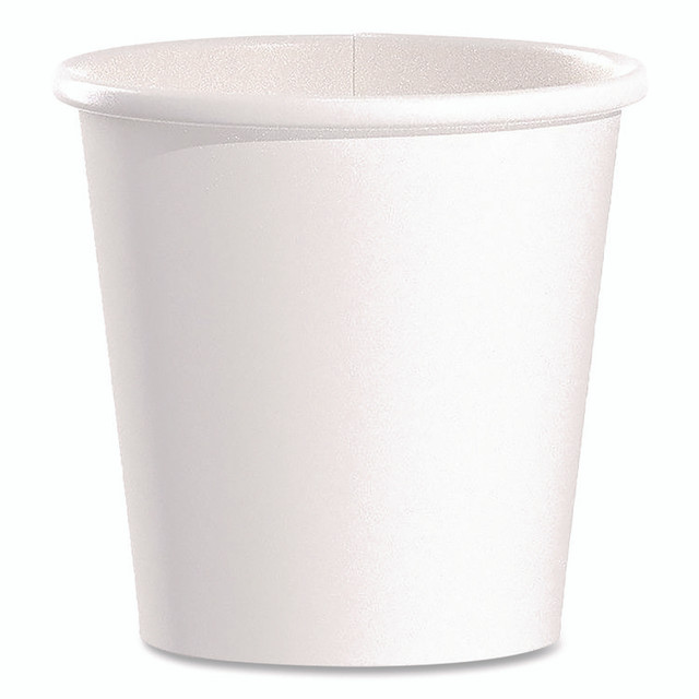 DART SOLO® 374W2050PK Paper Hot Cups, 4 oz, White, 50/Pack