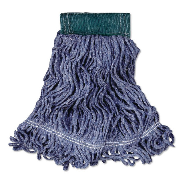 RUBBERMAID COMMERCIAL PROD. FGD25206BL00 Super Stitch Blend Mop, Cotton/Synthetic, Medium, Blue