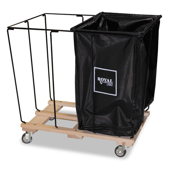 ROYAL BASKET TRUCKS L12KKXR2N Drop In Dividers, 2 Compartments, 12 Bushel, Vinyl/Steel, Black