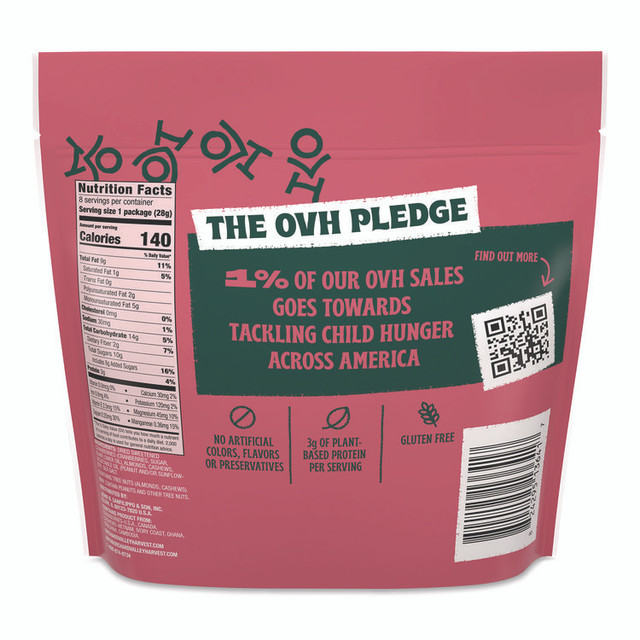 JOHN B. SANFILIPPO & SON, INC. Orchard Valley Harvest® JOH36414 Cranberry Nut Mix, (8) 1 oz Bags