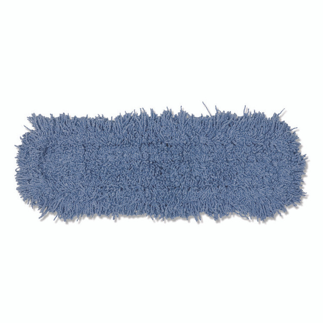 RUBBERMAID COMMERCIAL PROD. FGJ25700BL00 Dust Mop Head, Synthetic Blend, 48" Width, Blue