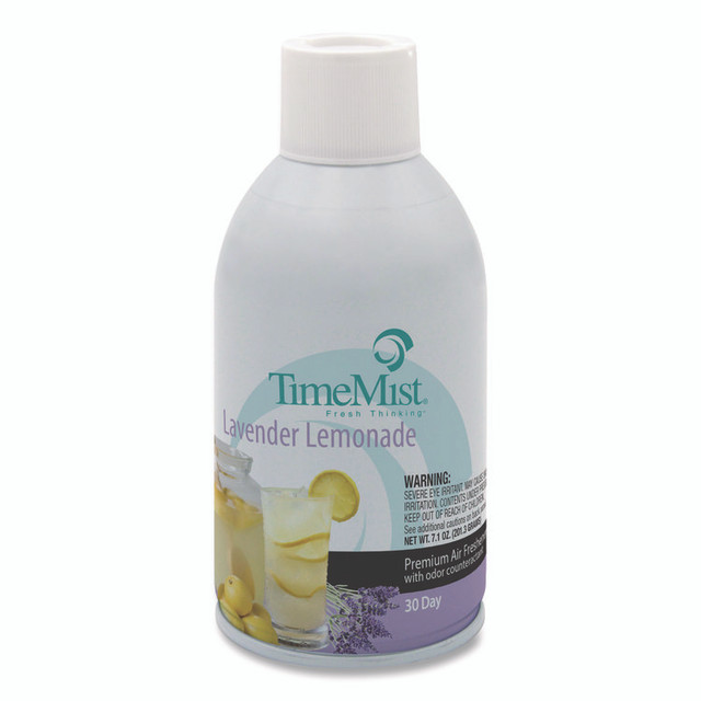 ZEP INC. TimeMist® 1042757 Premium Metered Air Freshener Refill, Lavender Lemonade, 7.1 oz Aerosol Spray, 12/Carton