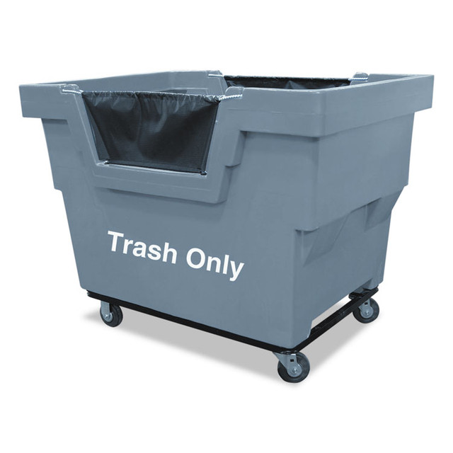 ROYAL BASKET TRUCKS R23GRXTM4UN General Waste Collection Truck, Polyethylene/Steel/Vinyl, Gray