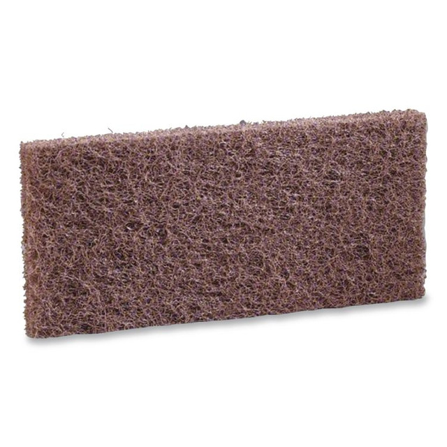 3M/COMMERCIAL TAPE DIV. 8541PK Doodlebug Brown Scrub 'n Strip Pad, 4.63 x 10, 5/Box