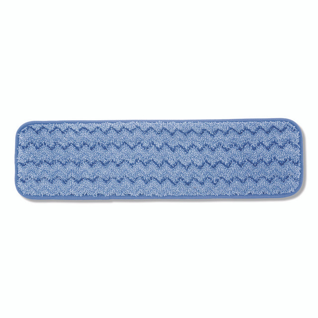 RUBBERMAID COMMERCIAL PROD. HYGEN™ FGQ41000BL00 Microfiber Wet Mop Pad, 18", Blue